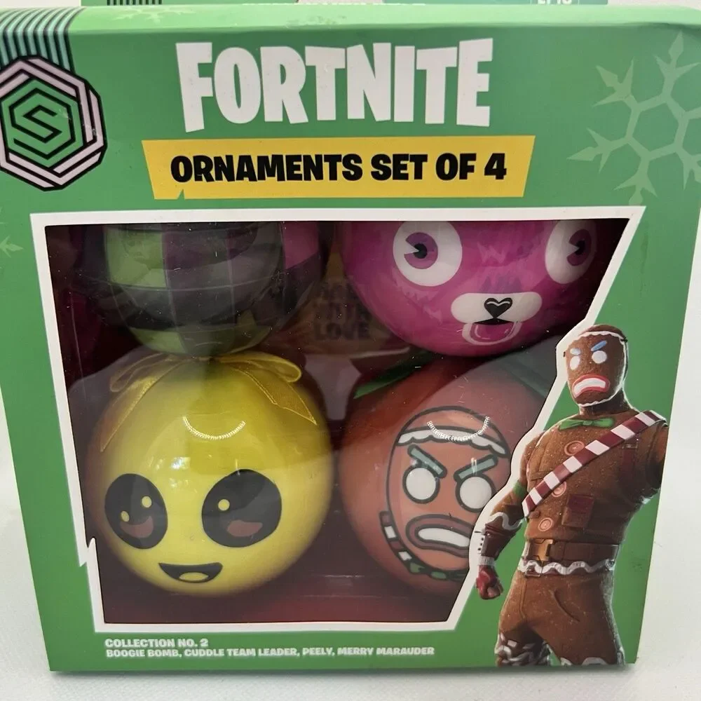 Epic Games Fortnight Ornaments Collection Vol. 2 Set of 4 Peely, Boogie Bomb New